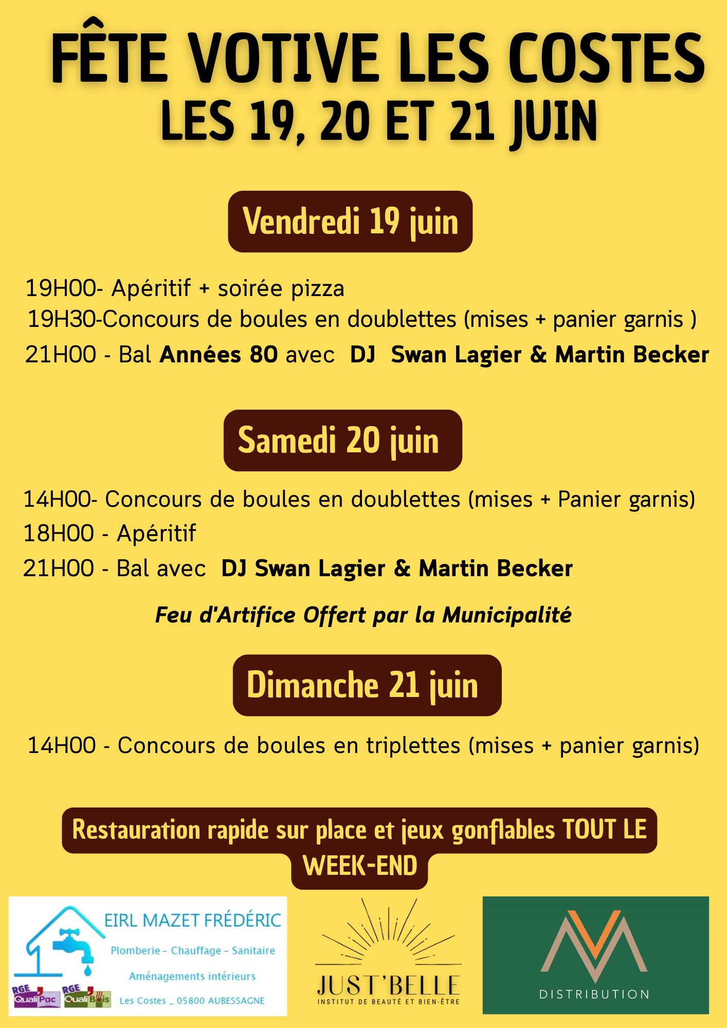 Fête aux Costes 2026