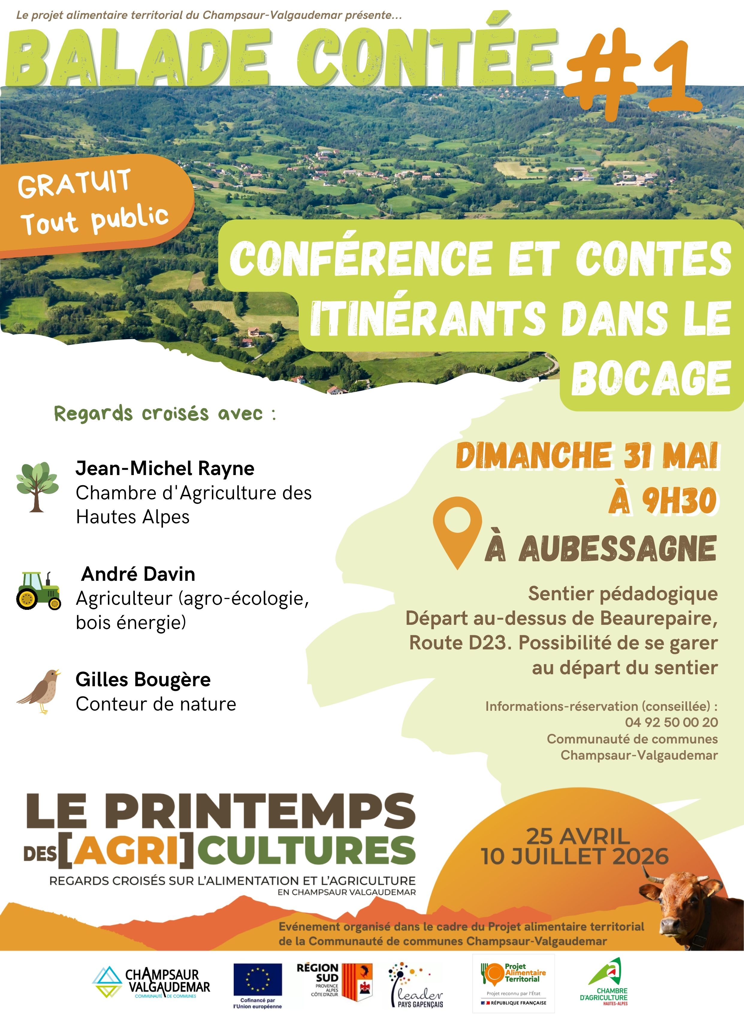 "Balade contée" dans le bocage à Beaurepaire - 31 mai 2026