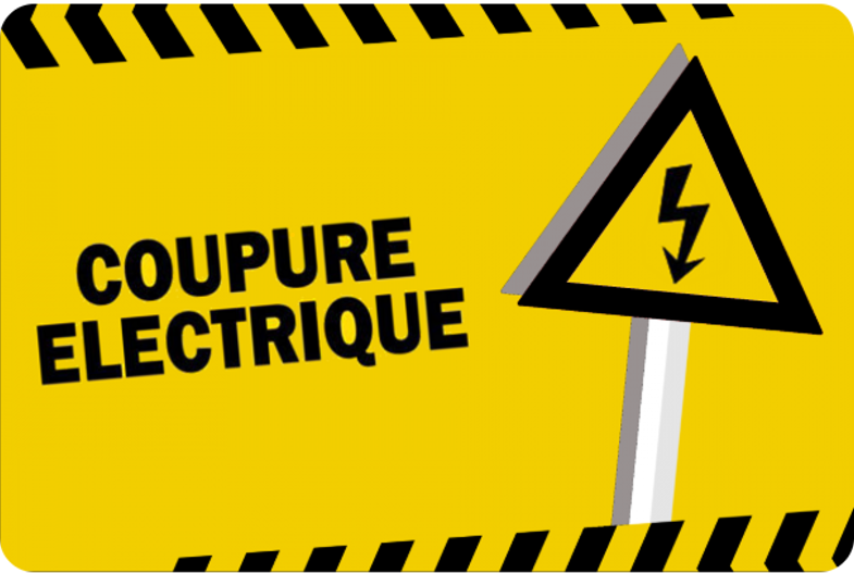 COUPURES DE COURANT POUR TRAVAUX