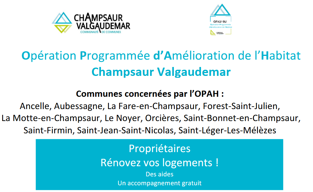 Opération Programmée d'Amélioration de l'Habitat : permanence à Aubessagne le 3 décembre 2025