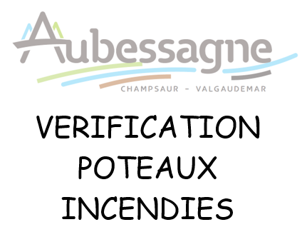 Vérification des poteaux incendie de la commune - Possible perturbation de l'eau le 28 avril 2026