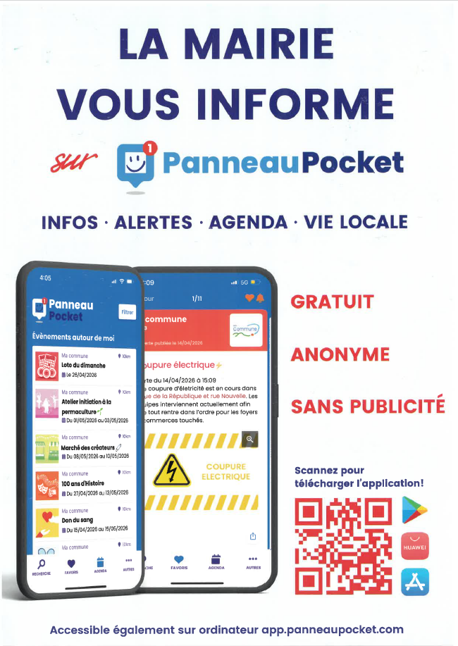 Panneau Pocket : nouveau mode de communication pour Aubessagne