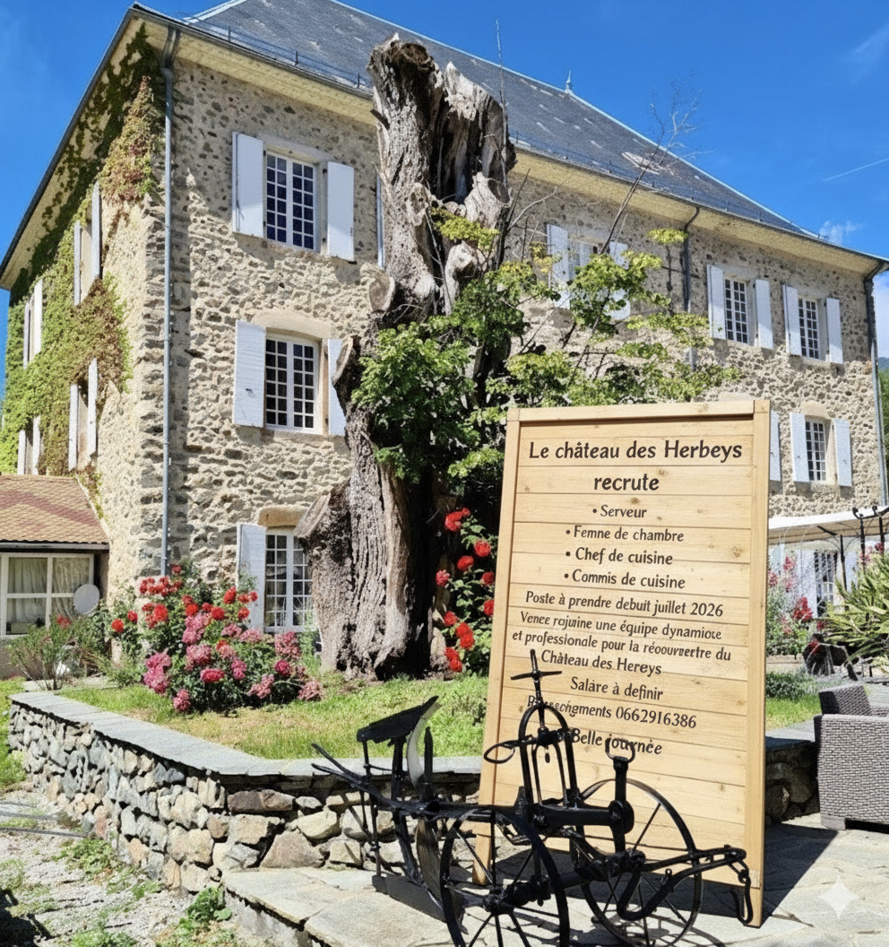 Recrutement au Château des Herbeys